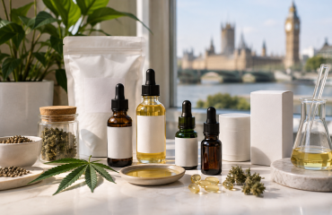 CBD oil bottles for UK buyers